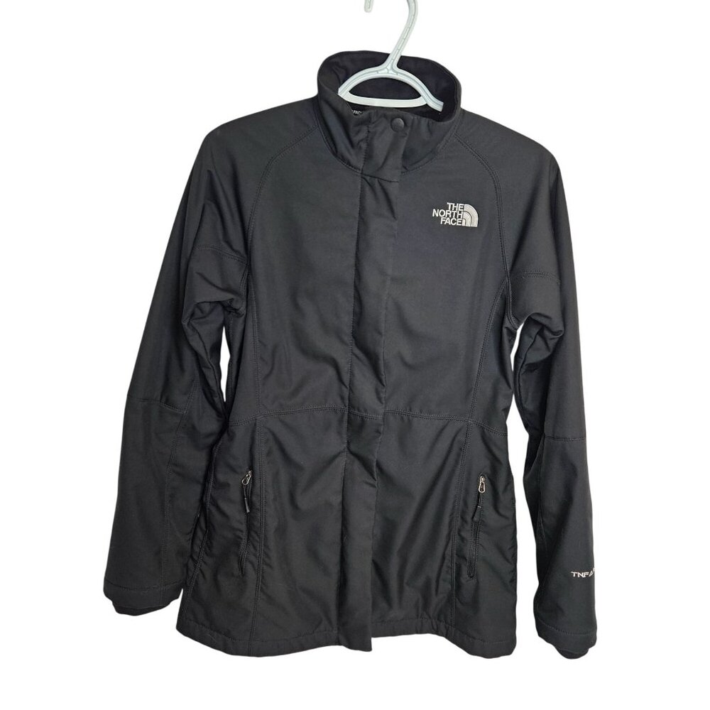 North Face Women's Jacket Black Soft Shell Size Small‎ - Picture 2 of 10